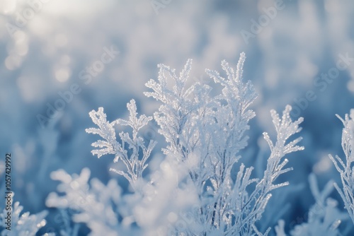 plants with rime photo