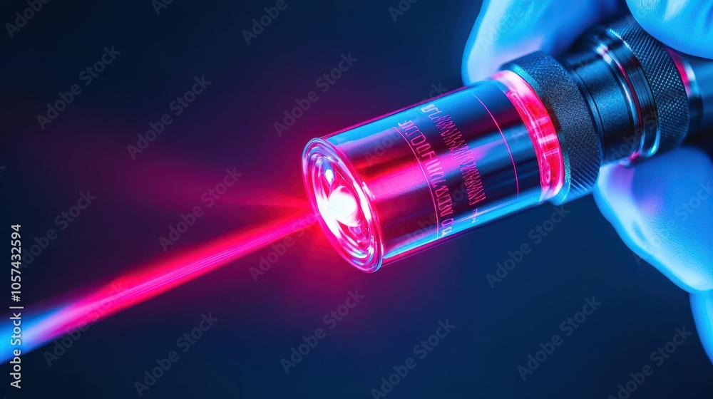 Advanced Medical Laser Instrument in Action Advanced Medical Laser Instrument in Action