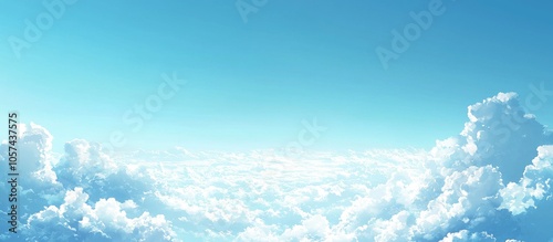 iblue Sky And White Clouds Blue Back Ground Freshness Of The New Day Bright Blue Background Relaxing Feeling Like Being In The Sky photo