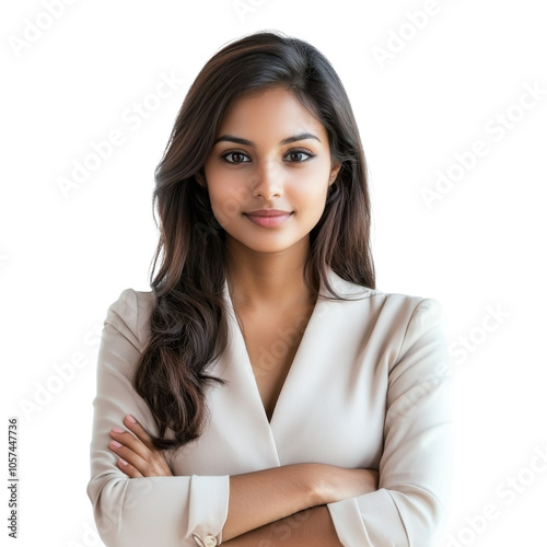 Confident Female Professional Ready for Business Engagements