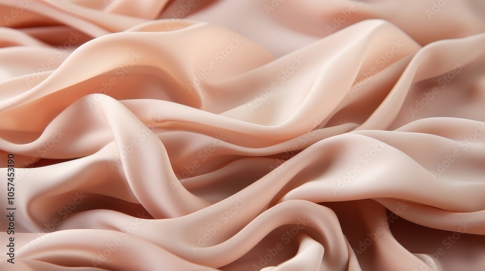 A soft, flowing fabric with delicate folds and subtle light reflections, creating a luxurious and elegant feel. A soft, flowing fabric with delicate folds and subtle light reflections, creating a luxurious and elegant feel.