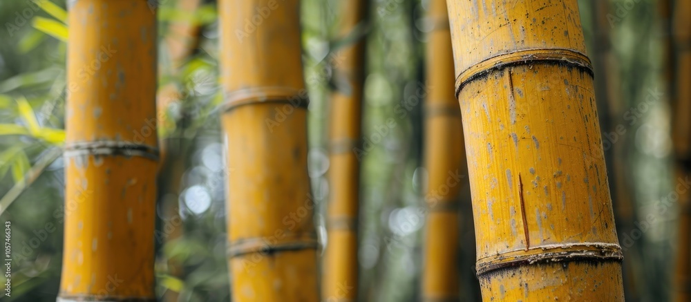 Selective Focused A Collection Of Bamboo Tree Trunks In The Forest Selective Focused A Collection Of Bamboo Tree Trunks In The Forest