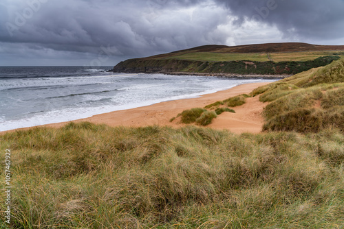 Melvich Beach on the NC500 north coast scotland