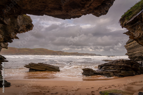 Melvich Beach on the NC500 north coast scotland photo