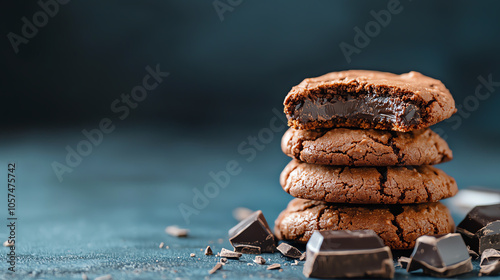 Indulge in decadence the ultimate guide to double chocolate cookies with gooey chunks for every chocolate lover photo