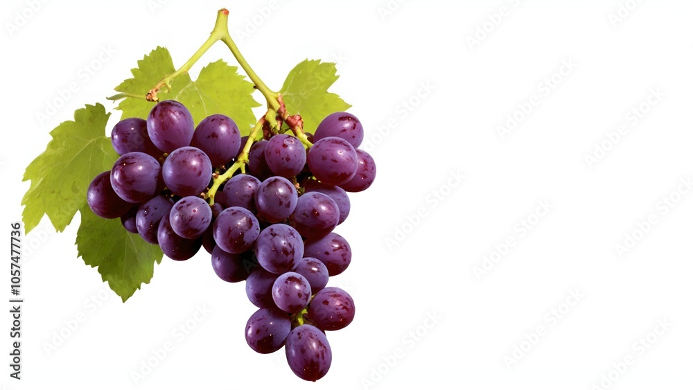 Fototapeta premium grape, red, transparent, background, white, fruit, purple, bunch, fresh, food, water, isolated, nature, autumn, healthy, juice, natural, organic, nutrition, dessert, drop, seed, berry, sweet, branch,