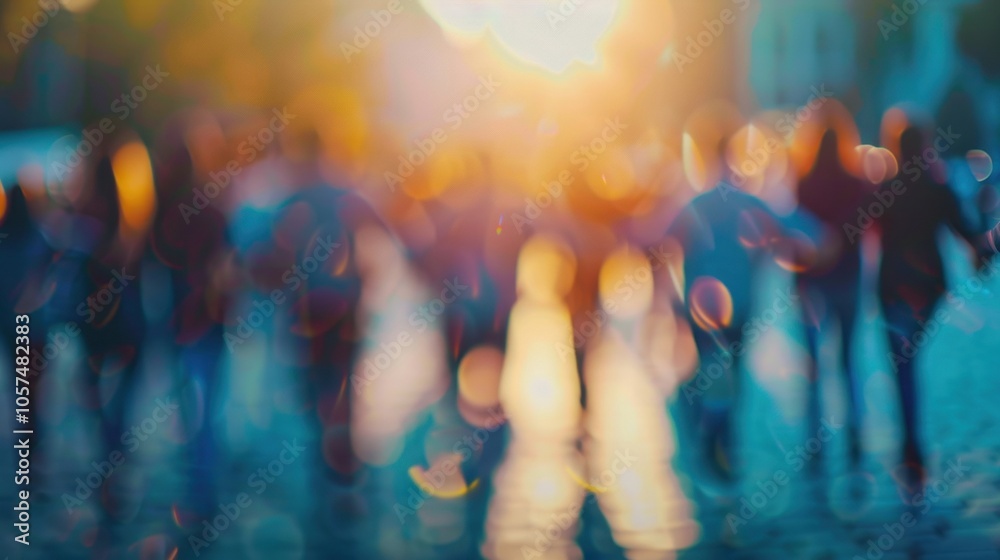 © Justlight - Blurred individuals showing their support for a charity through movement. © Justlight - Blurred individuals showing their support for a charity through movement.