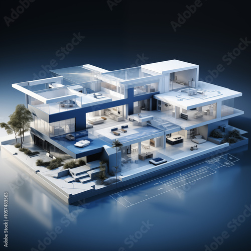 Future Home Design: Modern Mansion Layout
