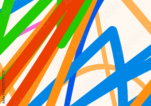 Wallpaper Mural background, vector abstract spontaneous doodles, expression spontaneous art. Torontodigital.ca