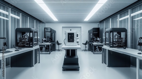 Modern Scientific Laboratory with Advanced Equipment