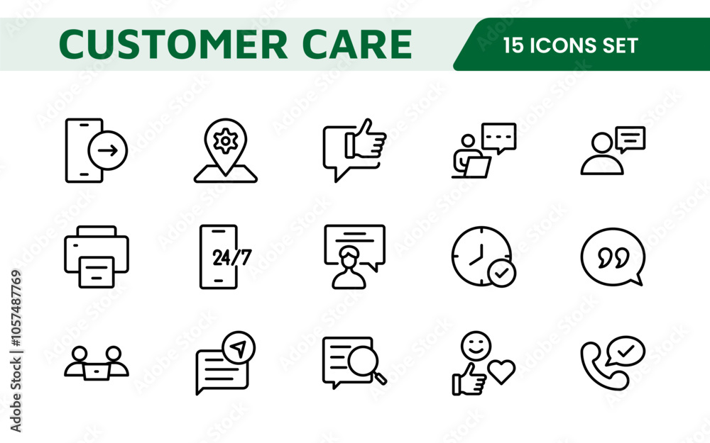 Customer Support Icon Set. Icons for enhancing user assistance, perfect for help centers, chat interfaces, and service platforms to streamline communication and improve user experience. Customer Support Icon Set. Icons for enhancing user assistance, perfect for help centers, chat interfaces, and service platforms to streamline communication and improve user experience.