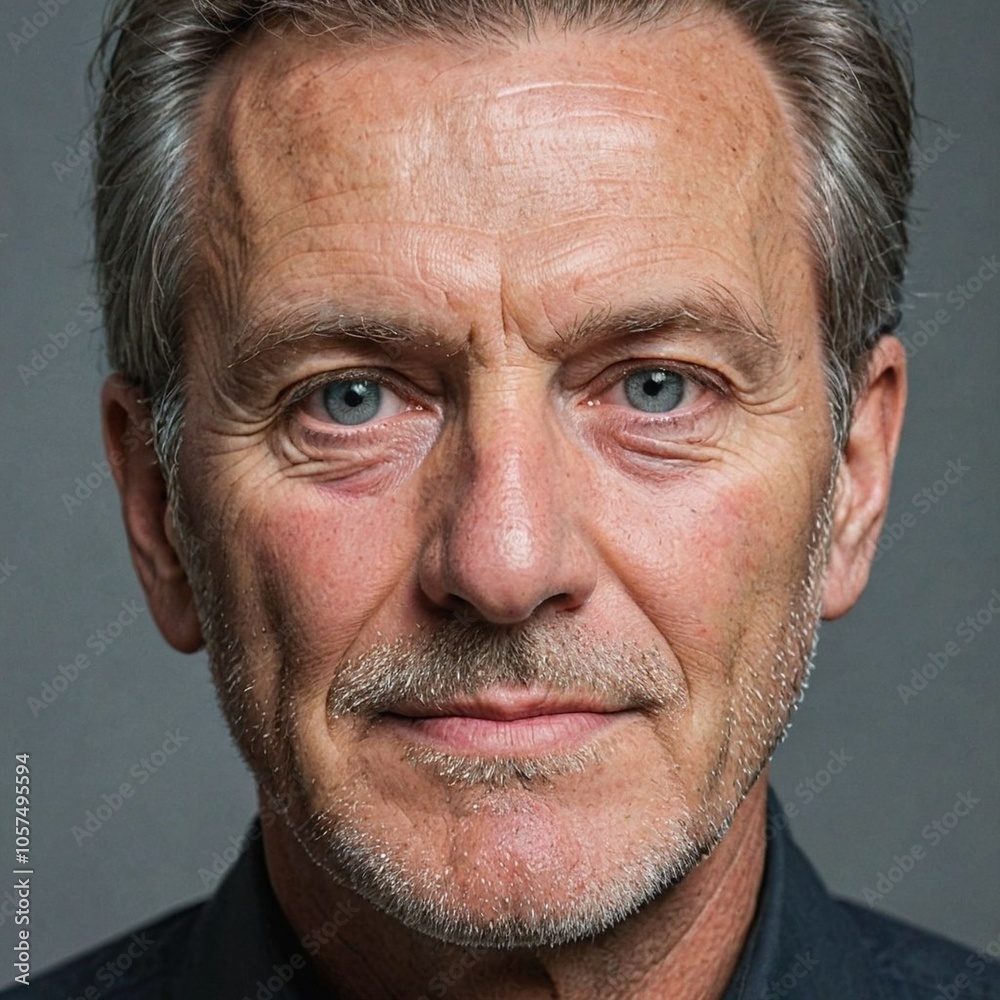Obraz premium Stunning high resolution photos of a mature man who has not lost the mischievous glint in his eyes. Emotions