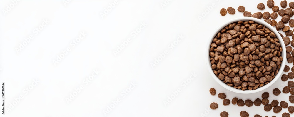 A bowl of coffee beans with some scattered around, set against a clean white background, highlighting the rich texture and color of the beans. A bowl of coffee beans with some scattered around, set against a clean white background, highlighting the rich texture and color of the beans.