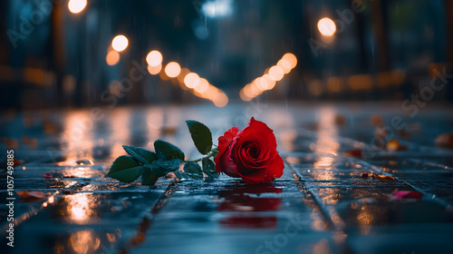 flower in water