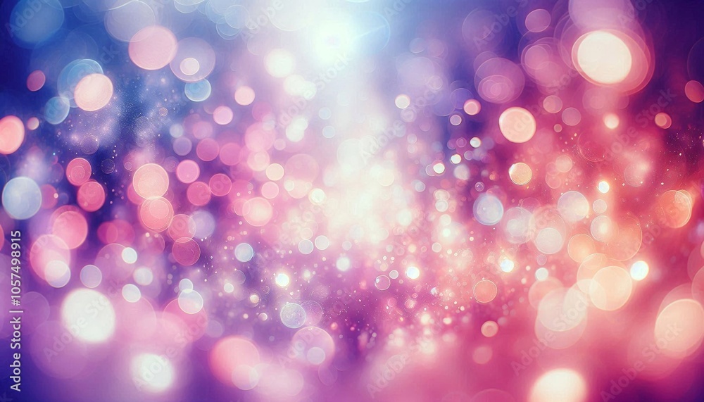 Abstract background with colorful bokeh light effects creating a magical and soft atmosphere. Abstract background with colorful bokeh light effects creating a magical and soft atmosphere.