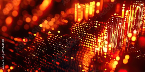 Wallpaper Mural Contemporary NFT letters illuminated with radiant light, showcasing a design influenced by blockchain technology, embodying a modern artistic theme. Torontodigital.ca