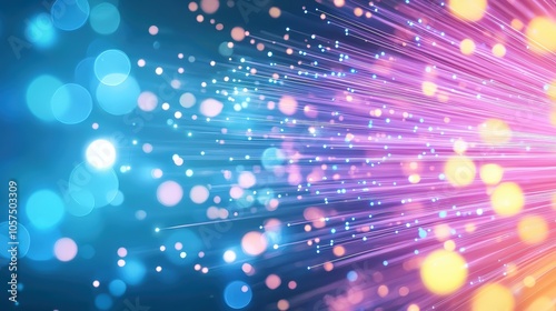 Wallpaper Mural Abstract light streaks Torontodigital.ca