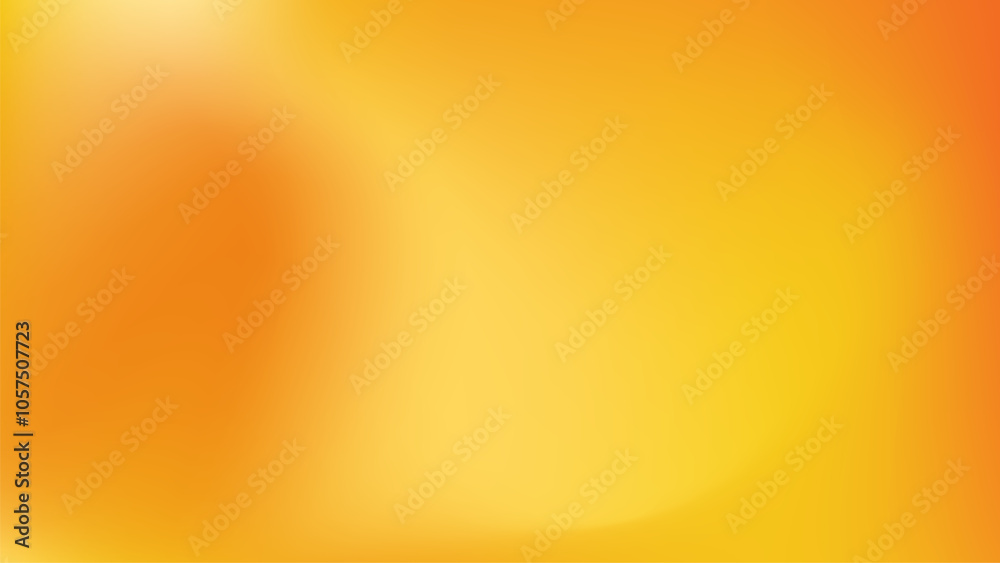 Blurred color gradient background, abstract yellow orange grain gradation texture, vector soft orange noise texture blur abstract background