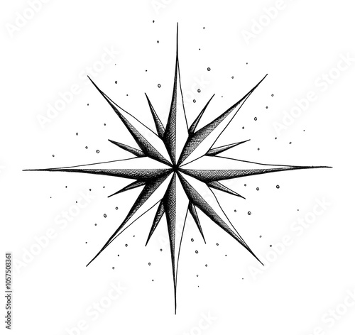 PNG Star celestial drawing sketch white. photo