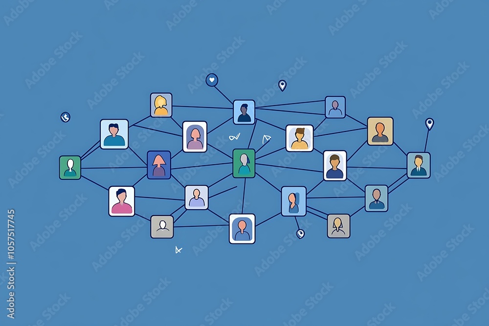 Connected People A Network of Global Collaboration and Remote Work.