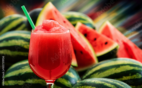 watermelon juice in a glass, cool drink , watermelon juice photo