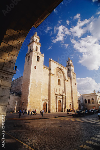 Cathedral of Merida in Yucatan, Mexico; Merida, Yucatan, Mexico photo