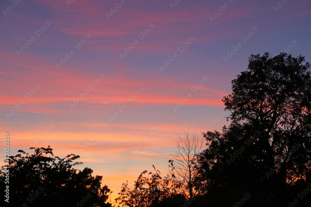 View of an Autumn sunset, Suffolk England
View of an Autumn sunset, Suffolk England
