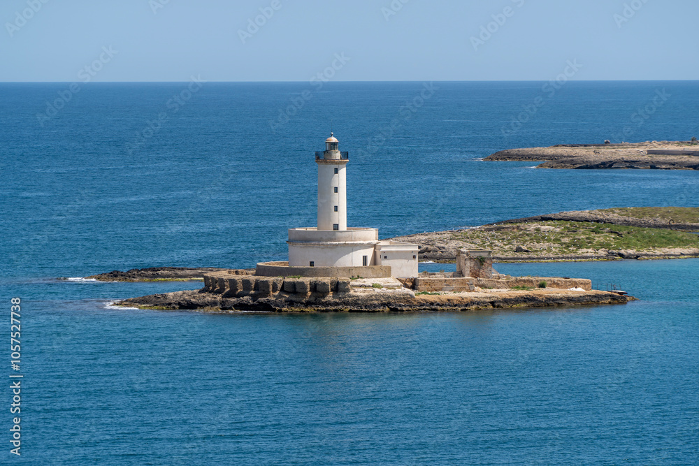 The Isola Treversa view in Brindisi harbour The Isola Treversa view in Brindisi harbour