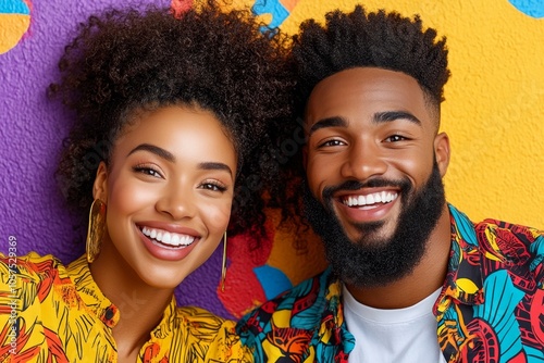 Couple at a gallery with one person teasingly leaning in, capturing the shared joy and curiosity in casual flirtation, symbolizing ease and confidence photo