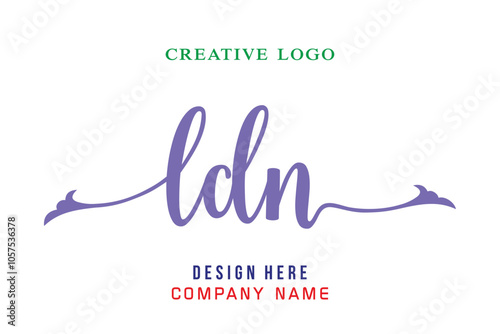 LDN  lettering logo is simple, easy to understand and authoritative