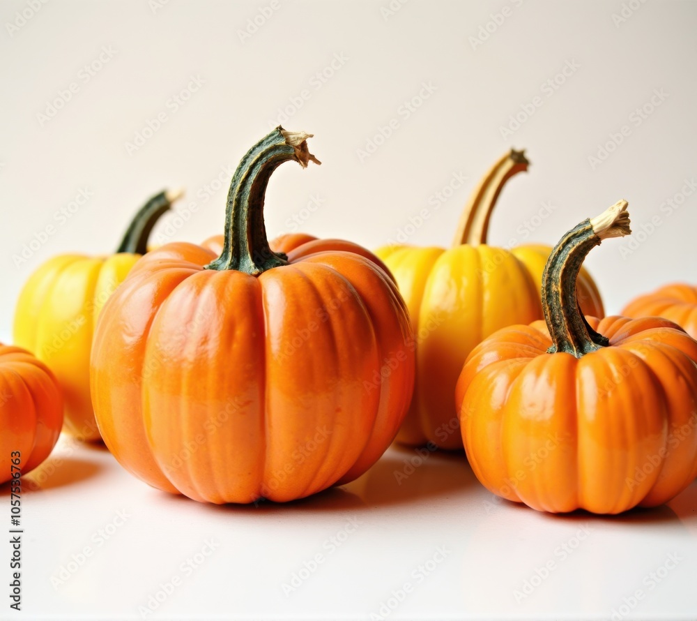 pumpkins different vegetables on white background pumpkins different vegetables on white background