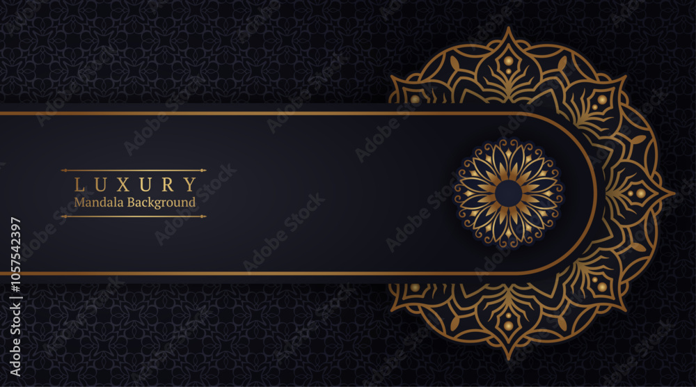 luxury background with mandala ornament luxury background with mandala ornament