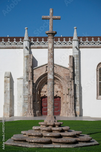 Portal of the Monastery of Jesus of Setubal, Portugal; Setubal, Portugal photo