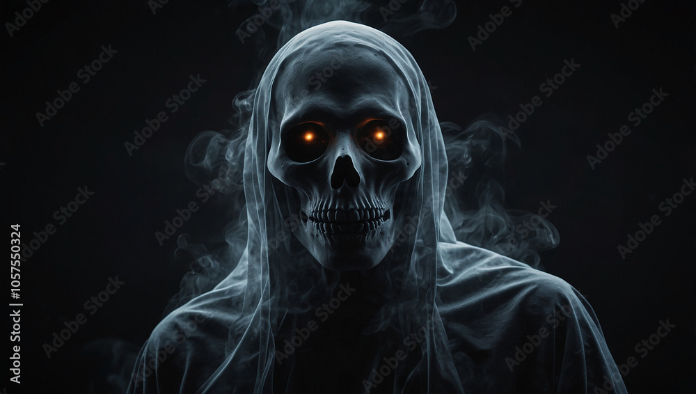 ghost with new look in smoke ghost with new look in smoke