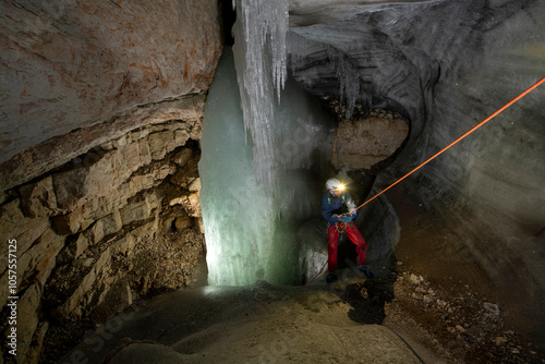 Exploring the ice caves of the European Alps, threatened by global warming photo