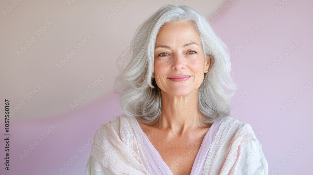 Embracing ageless beauty a portrait of a confident elderly woman radiating serenity and grace in a softly lit space Embracing ageless beauty a portrait of a confident elderly woman radiating serenity and grace in a softly lit space