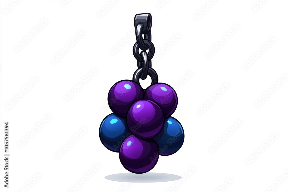 a 2D cartoon illustration of a beaded keychain craft project vibrant and fun white background a 2D cartoon illustration of a beaded keychain craft project vibrant and fun white background