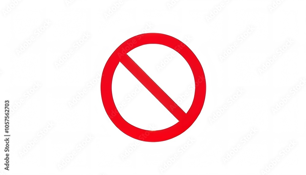 No signal on white background No signal on white background