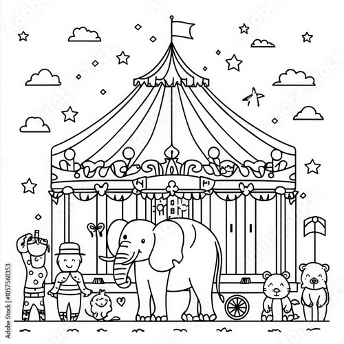 A friendly circus with perf...