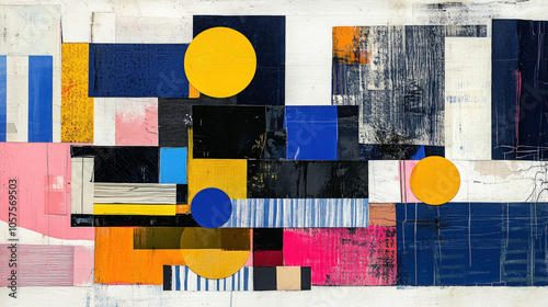 Abstract Collage With A Mix...