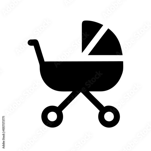 baby carriage icon photo
