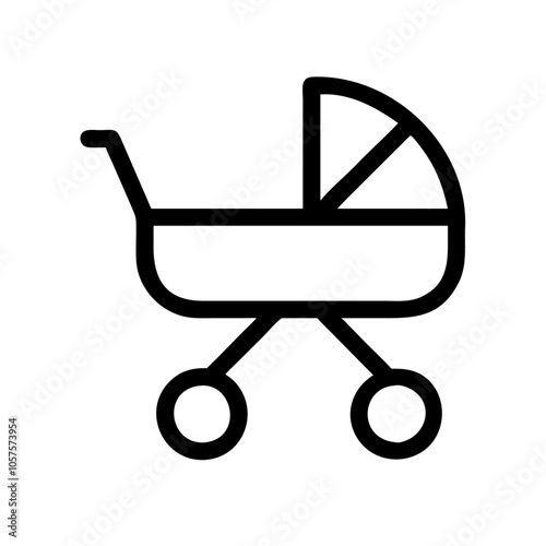 baby carriage icon