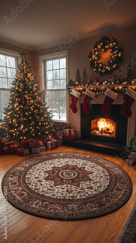 cozy, inviting scene of a l...