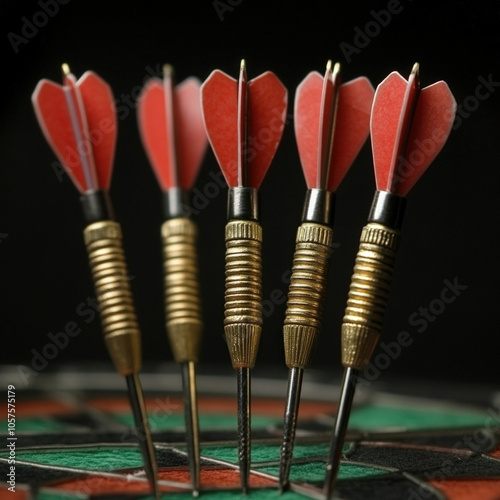 Dart Board Isolated