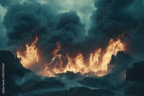 Dramatic Landscape Depictin...