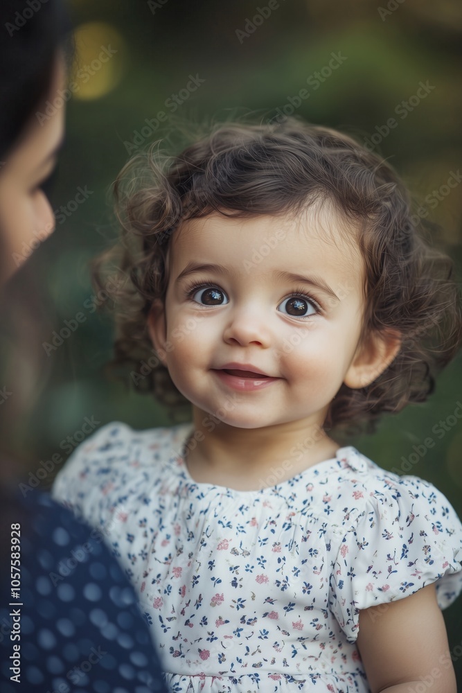 A charming toddler with expressive eyes and a warm smile, framed by a natural outdoor scene, evoking pure joy and wonder. A charming toddler with expressive eyes and a warm smile, framed by a natural outdoor scene, evoking pure joy and wonder.