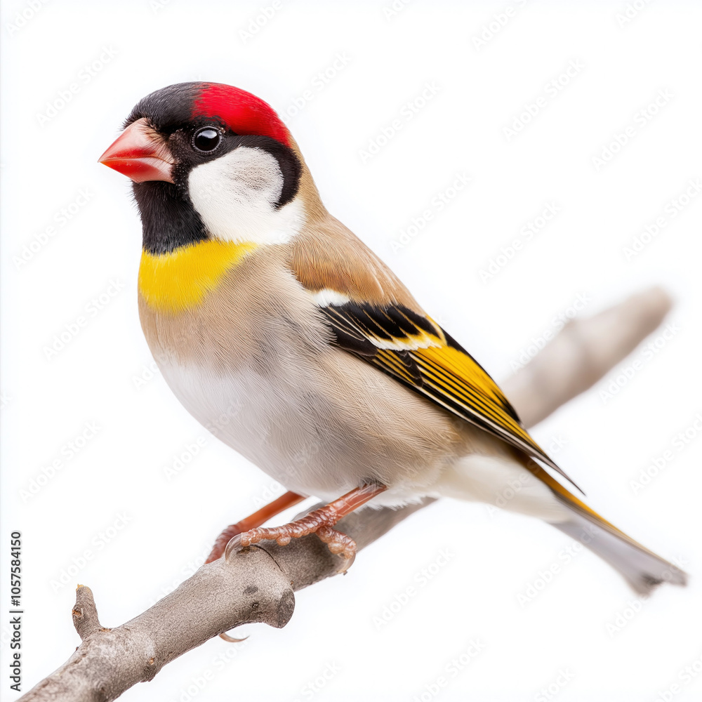 Fototapeta premium Goldfinch Isolated