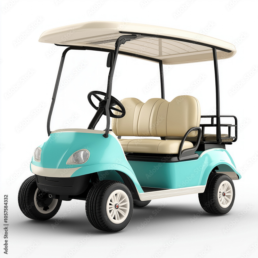 Golf Cart Isolated Golf Cart Isolated