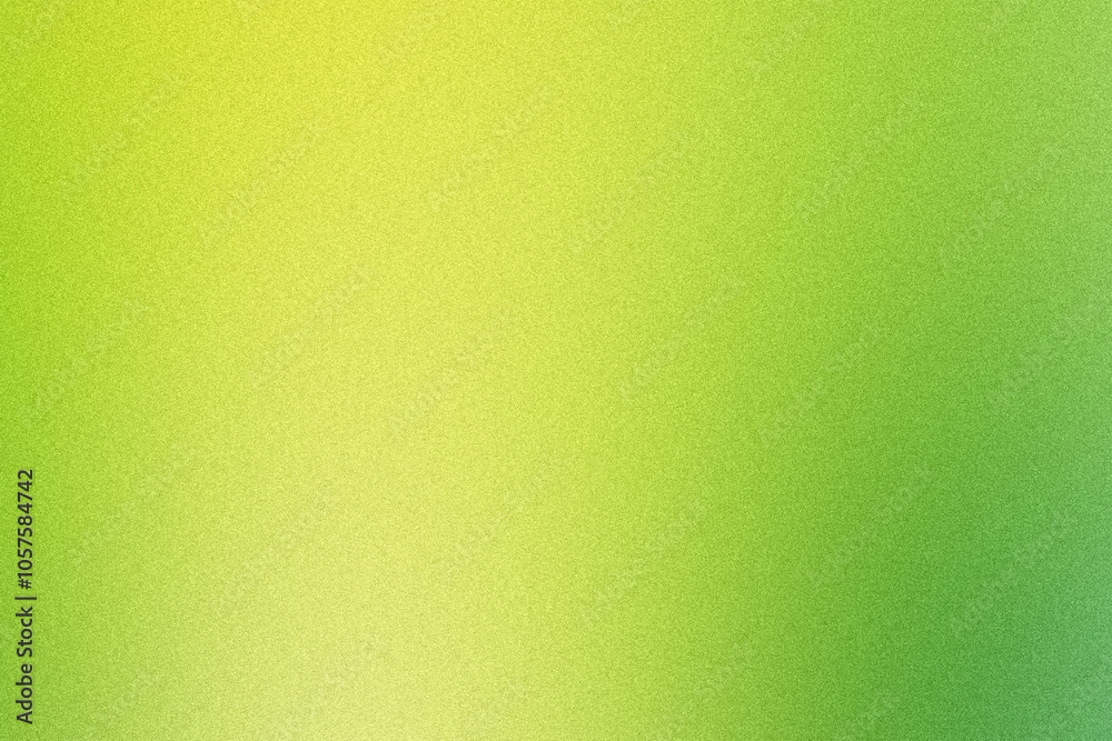Obraz premium Noisy grain texture effect green and lime color gradient banner background. green grain texture background