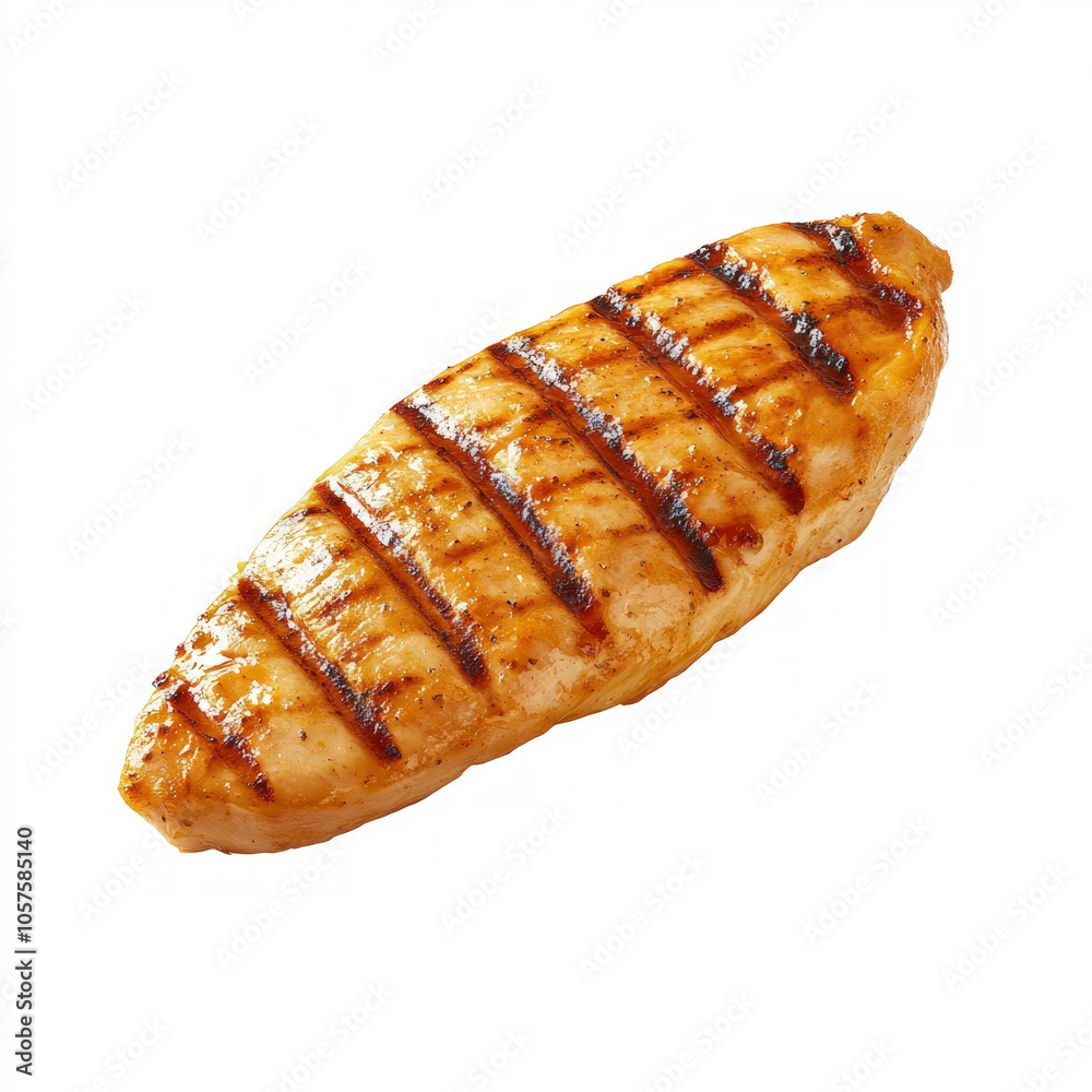 Grilled Chicken Fillet Isolated Grilled Chicken Fillet Isolated